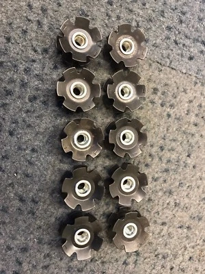 10 X Flanged Star Nut for 1-1/8" Steerer Bike Bicycle Headset Double - Image 1 of 2