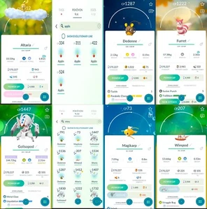 Mini PTC Golisopod,Altaria,Dedenne,Furret, 570 k Stardust | Pokemon Trade Go ✨ - Picture 1 of 1