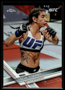 Tecia Torres 2017 Topps Chrome UFC Orange Refractor Card /25 #77 - Picture 1 of 2