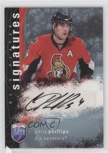 2007-08 Upper Deck Be a Player Signatures Chris Phillips #S-PH Auto