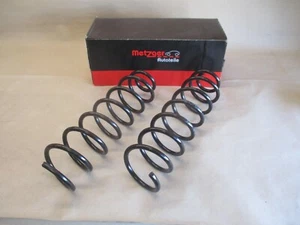 Audi A4 B5 Fahrwerksfeder Spiralfeder Fahrwerk Hinterachse 2er SET NEU METZGER - Picture 1 of 12