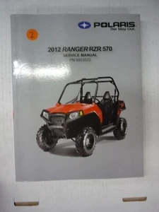 Polaris 2012 Ranger RZR 570 FABRICANTE DE EQUIPOS ORIGINALES LIBRO MANUAL DE REPARACIÓN PN9923523 - Imagen 1 de 6