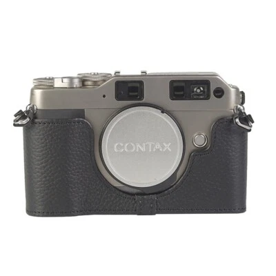 Funda para cámara fotográfica Contax G1 cuero real genuino media cámara estuche bolsa cubierta Foto 1 de 4