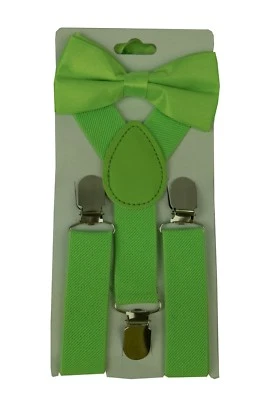  Juegos de tirantes y pajaritas para niños niñas niños elásticos y ajustables   Foto 1 de 4