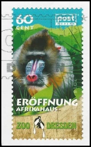 Zoo Dresden - Mandril - 60 Ct. - Estampado - en papel - Correo Moderno - Imagen 1 de 1