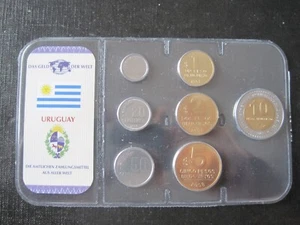 Uruguay  KMS  1994- 2008 im Blister  Kursmünzensatz  Das Geld der Welt Münzen - Bild 1 von 2