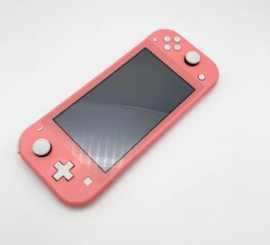 Nintendo Switch Lite 32 GB Handheld Game Console CORAL PINK Japanese Used - Picture 1 of 2