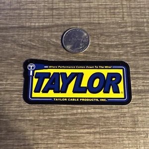 TAYLOR CABLE PRODUCTS VINTAGE DECAL STICKER. Peel and Stick - Picture 1 of 2