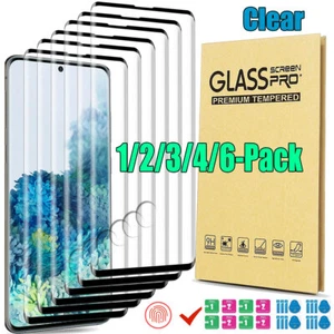 Samsung Galaxy S21 S22 S23 S24 S25 Note20 Ultra Tempered Glass Screen Protector - Picture 1 of 14