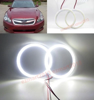 LED halo ring for Subaru Legacy 07-14 headlight angel eye lamp Demon Corona DRL - Imagem 1 de 4
