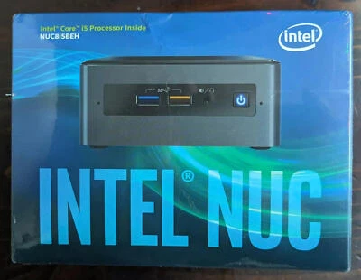 NEW Intel BOXNUC8i5BEH1 NUC Mini PC Kit Core i5-8259U 2.3GHz NUC8BEH NUC8i5BEH - Bild 1 von 4