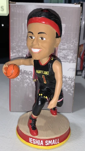 Ieshia Small Bobblehead Maryland Lady Terrapins NCAA SGA B1G WNBA Terps Cover
