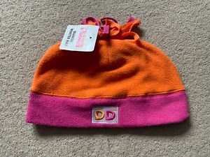 Dunkin Donuts DD Fleece Winter Skull Beanie Hat w/Tags 2014 - Brand New ! - Picture 1 of 3