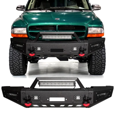 VIJAY For 1997-2004 Dodge Dakota/98-03Dodge Durango Front Bumper/Winch Plate - Image 1 of 4