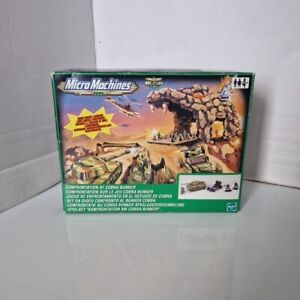 Micro Machines Hasbro CONFRONTATION AT COBRA BUNKER New And Sealed Vintage