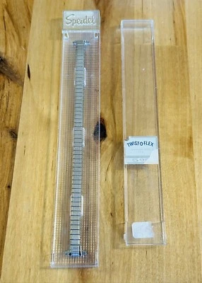 Correa de reloj elástica de repuesto SPEIDEL Twist-O-Flex #947/SS XLG acero inoxidable nueva en stock Foto 1 de 4