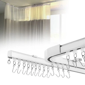 Flexible Curtain Ceiling Track Curved Ceiling Track for Curtains Hospital Curtai - Picture 1 of 22