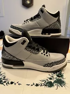 Air Jordan Retro 3 Wolf Grey (2014) Men’s US Sz 9 136064-004 - Picture 1 of 6