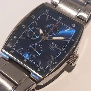 Next NSL GMT Watch Quartz Chronograph New Battery Recent Service Fully Working - Picture 1 of 6