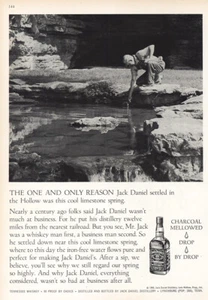 Jack Daniels 1968: One and Only Reason anuncio impreso vintage - Imagen 1 de 1