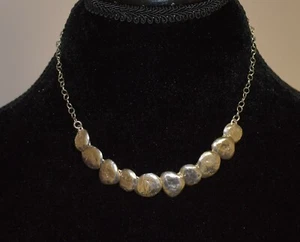 SILPADA ISRAEL STERLING SILVER HAMMERED NECKLACE - Picture 1 of 3