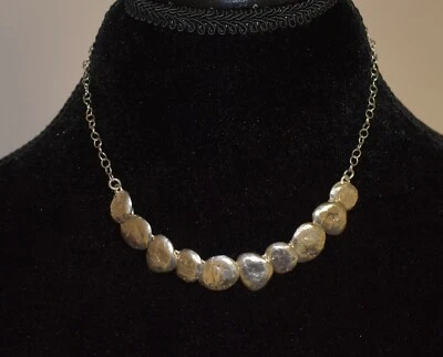 SILPADA ISRAEL STERLING SILVER HAMMERED NECKLACE - Image 1 of 3