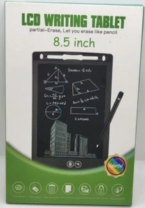 Notatnik elektroniczny LCD tablet tablica do pisania częściowe usunięcie LCD 8,5 cala różowy. - Zdjęcie 1 z 5
