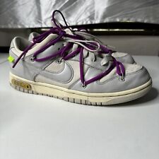 Nike Off-White x Dunk Low “Lot 21 of 50” (DM1602-100) 2021 Men’s Size 8.5