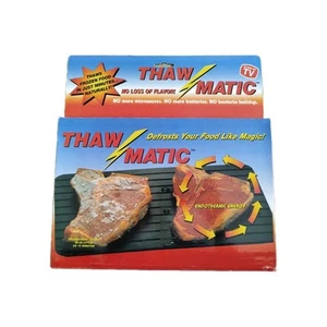 Thaw Matic Auftauplatte 30,5 x 20,5 Schwarz Aluminium + Gebrauchsanweisung - Bild 1 von 3