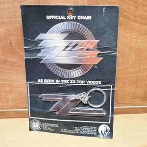 ZZ Top Official Key Chain Sealed In Package Vintage 1990 - Bild 1 von 6