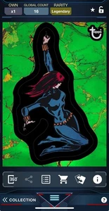 Marvel Collect Comic Book Heroes Electrum BLACK WIDOW (1975) LEGENDARY LE99 - Picture 1 of 3