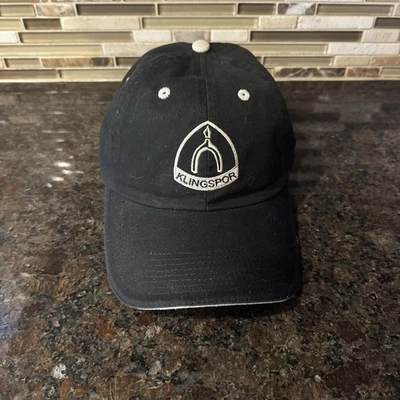 Klingspor Hat Cap Strap Back Black  Embroidered Adjustable Mens - Image 1 of 4