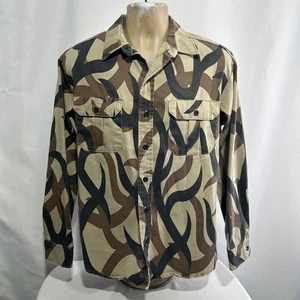 VTG Men's Large ASAT Camo BDU Style Button Up Field Long Sleeve Hunting Shirt - Picture 1 of 9