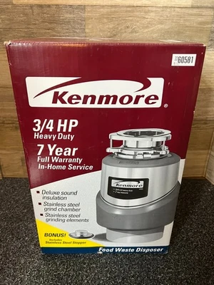 Kenmore 3/4 HP Heavy Duty Garbage Disposal Model 60581 - NOS - Image 1 of 4