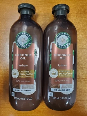 2 Pack: Herbal Essences Coconut Oil Hydrate Conditioner 13.5 oz. ea. E12B - Image 1 of 2