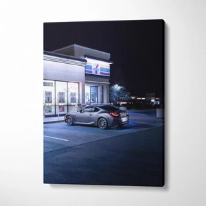 Toyota GR86 High Resolution Museum Quality Vertical Car Canvas Print #001 - Picture 1 of 14