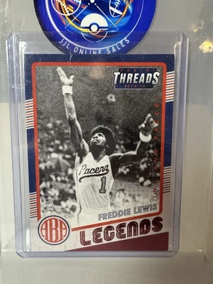 14-15 Threads ABA Legends #6 Freddie Lewis - Indiana Pacers /99 - Image 1 of 2