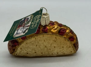Old World Christmas OWC Taco Glass Tree Ornament with Tags Novelty - Picture 1 of 12