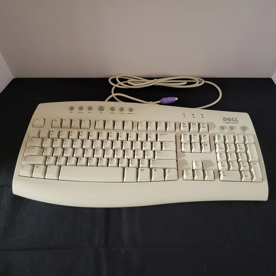 Dell by Microsoft Internet Keyboard PS/2 - RT9410 V:6FTW - Free Shipping - Image 1 of 1