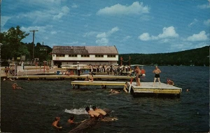 Greetings from Harveys Lake,Swimming,Kids Playing,PA Luzerne County Pennsylvania - Picture 1 of 2
