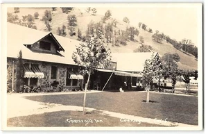 RPPC GROBESGOLD INN Madera County 1930er Echtfoto Vintage Postkarte - Bild 1 von 2