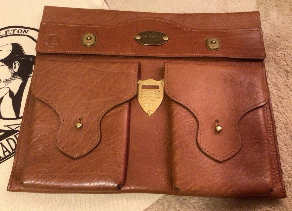 Col. Littleton 45C CUERO DE BÚFALO Bolsillo de Transporte Oculto EE. UU. Coronel Littleton Foto 1 de 4