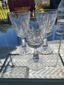 Waterford Crystal Kenmare Claret Wine Glasses 6" Set of 3 - Picture 1 of 6