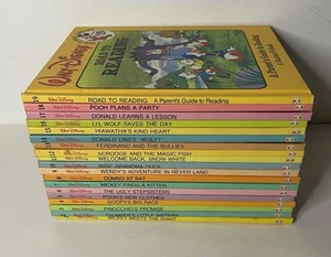 Lot Of 19 Vintage Walt Disney Fun to Read Library Books 1-19 Set - Picture 1 of 9
