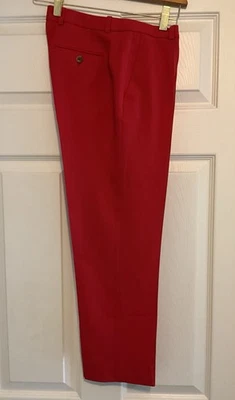 Pantalones para mujer J.CREW rojo cigarrillo talla 2P, nuevos, sin etiquetas Foto 1 de 4