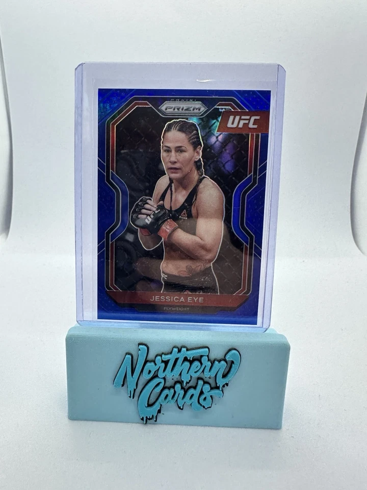 Jessica Eye 2021 Panini Prizm UFC Blue Refractor Card /199 #64 - Image 1 of 2
