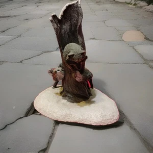 "Figura de 6"" de bronce fundido de Aus-Ben 1984 difícil de encontrar mapache / cola de zorro Charles Earnhardt" - Imagen 1 de 3