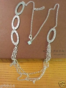COLLAR SILPADA PLATA ESTERLINA RETIRADO 32" BROCHE LANGOSTA N1720 - Imagen 1 de 6