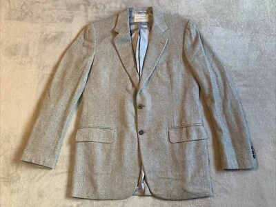 Blazer vintage Saks Fifth Avenue 100 % cachemir espiga 2 botones para hombre 42 Foto 1 de 4