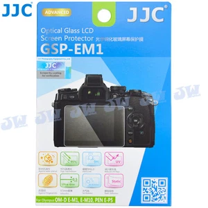 JJC Glass Screen Protector Cover for OLYMPUS E-M10 Mark III II PEN-F E-P7 E-PL10 - Picture 1 of 12